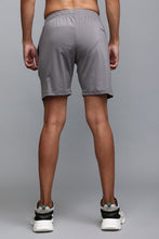 KA53 Lycra Printed Shorts | Light Grey