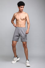 KA53 Lycra Fitness Shorts | Light Grey