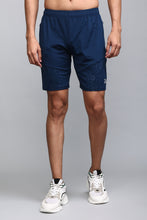 KA53 Lycra Printed Shorts | Magenta Blue