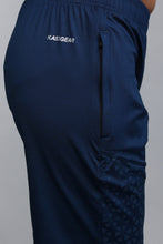 KA53 Lycra Printed Shorts | Magenta Blue