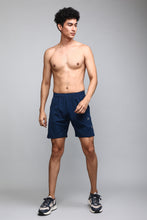 KA53 Lycra Fitness Shorts | Magenta Blue