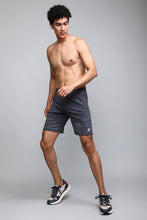 KA53 Lycra Printed Shorts | Dark Grey