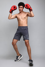 KA53 Lycra Printed Shorts | Dark Grey