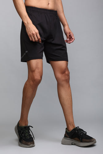 KA53 Lycra Fitness Shorts | Black