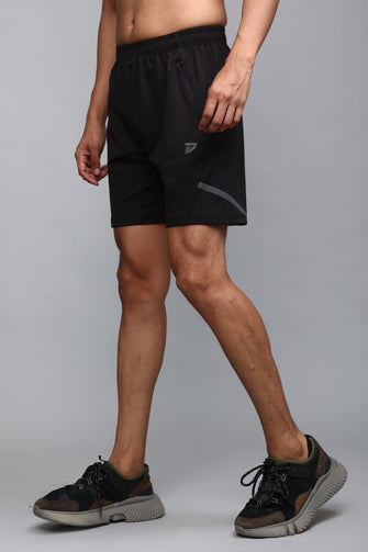 KA53 Lycra Fitness Shorts | Black