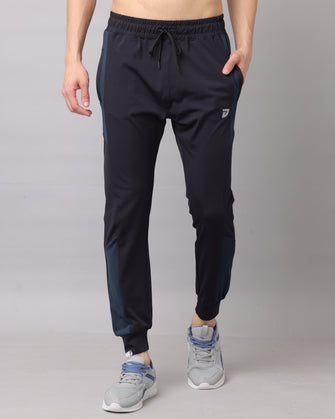 KA53 Dri-FIT Lycra Jogger | Navy Blue