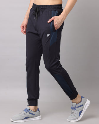 KA53 Dri-FIT Lycra Jogger | Navy Blue