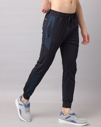 KA53 Dri-FIT Lycra Jogger | Navy Blue