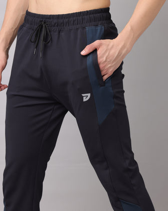 KA53 Dri-FIT Lycra Jogger | Navy Blue