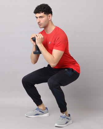 KA53 Dri-FIT Lycra Jogger | Navy Blue