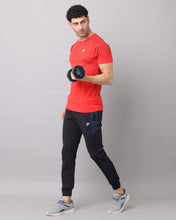 KA53 Dri-FIT Lycra Jogger | Navy Blue