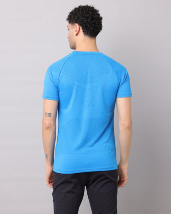 KA53 Dri-FIT Geometric T-Shirts | Royal Blue