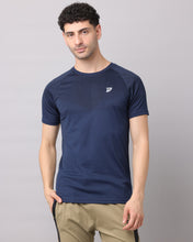 KA53 Dri-FIT Geometric T-Shirts | Navy Blue