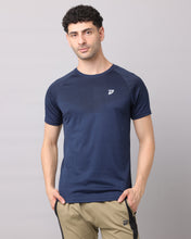 KA53 Dri-FIT Geometric T-Shirts | Navy Blue