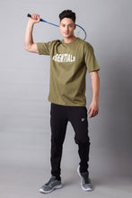 KA53 Oversized T-shirt Olive Green