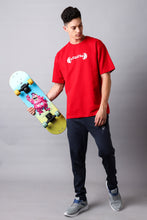 KA53 Oversized T-shirt Red