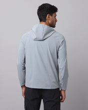 KA53 Water Resistant Wind Cheater Jacket with Hoodie | Light Grey