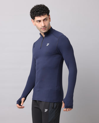 KA53 Dri-FIT Thumbhole Zipper | Navy