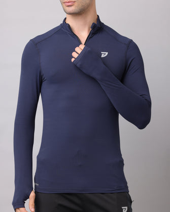 KA53 Dri-FIT Thumbhole Zipper | Navy