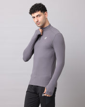KA53 Dri-FIT Thumbhole Zipper | D Grey