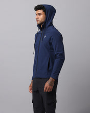 KA53 Water Resistant Wind Cheater Jacket with Hoodie | Blue