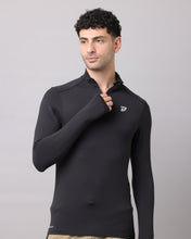 KA53 Dri-FIT Thumbhole Zipper | Black