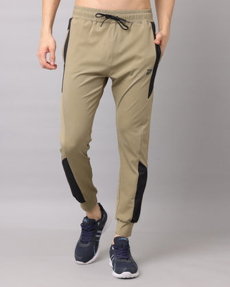 KA53 Dri-FIT Lycra Jogger | Khakhi