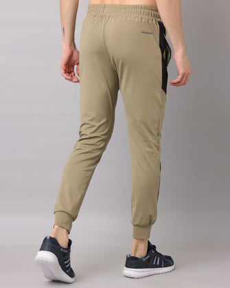 KA53 Dri-FIT Lycra Jogger | Khakhi