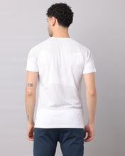 KA53 Dri-FIT Geometric T-Shirts | White