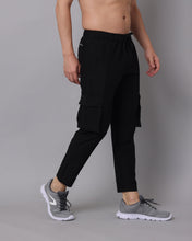 KA53 Travel Cargos Combo | Light Grey,Blue,Black