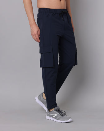 KA53 Travel Cargos Combo | Medium Grey,Light Grey,Navy Blue