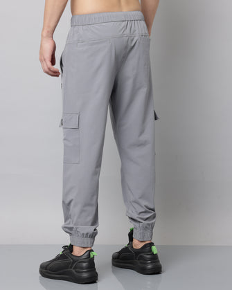 KA53 Cargo Joggers Midline Zip Trackpant 2.0 | Feather Grey