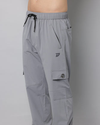 KA53 Cargo Joggers Midline Zip Trackpant 2.0 | Feather Grey