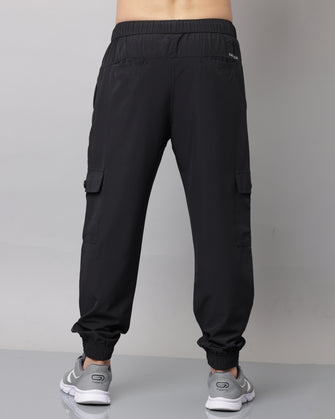 KA53 Cargo Joggers Midline Zip Trackpant 2.0 | Black