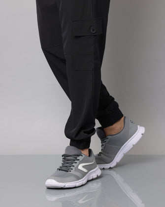 KA53 Cargo Joggers Midline Zip Trackpant 2.0 | Black