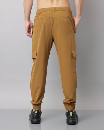 KA53 Cargo Joggers Midline Zip Trackpant 2.0 | Bronze Brown