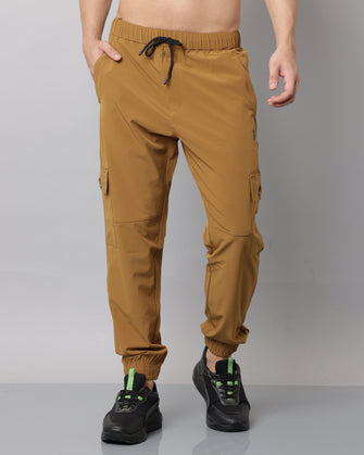 KA53 Cargo Joggers Midline Zip Trackpant 2.0 | Bronze Brown