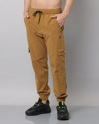 KA53 Cargo Joggers Midline Zip Trackpant 2.0 | Bronze Brown