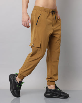 KA53 Cargo Joggers Midline Zip Trackpant 2.0 | Bronze Brown