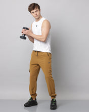 KA53 Cargo Joggers Midline Zip Trackpant 2.0 | Bronze Brown