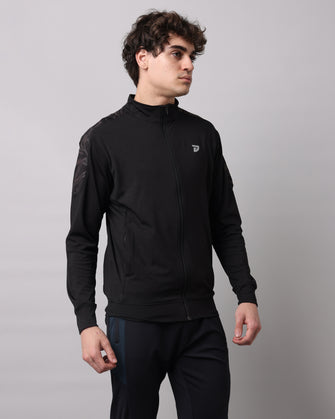 KA53 Unisex RapidDry Dri-FIT Lycra Jacket | Black