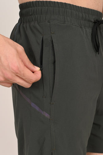 KA53 AeroFlex Dri-FIT Shorts - Barbique Green
