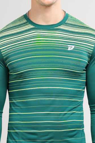 KA 53 Dri-FIT full Sleeve Tshirt | Green