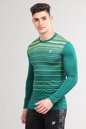 KA 53 Dri-FIT full Sleeve Tshirt | Green