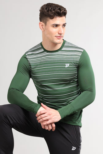 KA 53 Dri-FIT full Sleeve Tshirt | Olive