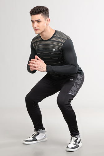 KA 53 Dri-FIT full Sleeve Tshirt | Black