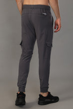 KA53 Cargo Joggers Midline Zip Trackpant | Dark Grey