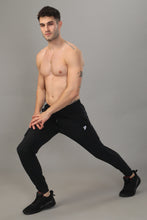 KA53 Cargo Joggers Midline Zip Trackpant | Black