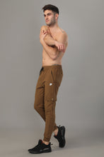 KA53 Cargo Joggers Midline Zip Trackpant | B Brown