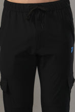 KA53 Cargo Joggers Midline Zip Trackpant |Black B
